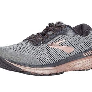 Brooks Women's Gray and Rose Gold Running Shoe